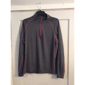 Cloudveil Pull Over Men's Partial Zip Top Large Black